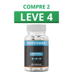 Nervomax 60 Cápsulas + Frete Grátis