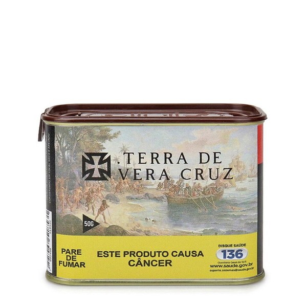 Fumo para Cachimbo Terra de Vera Cruz Black Cavendish - Lt (50g)