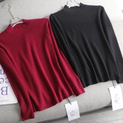 Suéter Feminino Básico Slim Casual