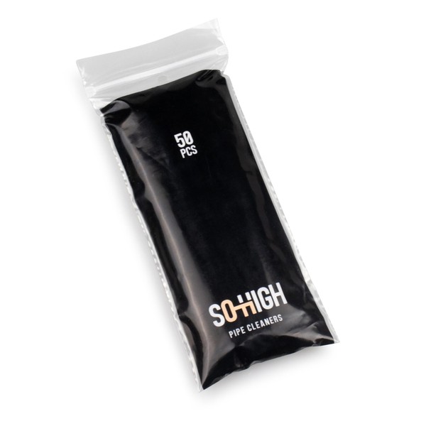 Limpador de Cachimbo de Algodão So-High Branco - Pacote com 50