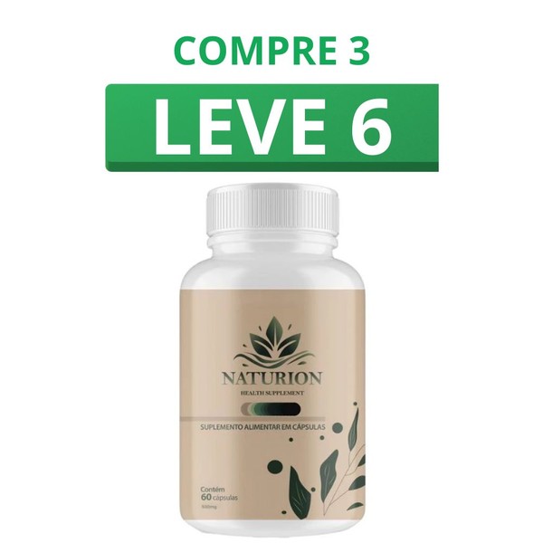 Naturion 60 Cápsulas + Frete Grátis
