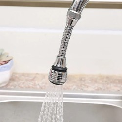 Torneira de cozinha de aço inoxidável, dispositivo de economia de água, alongamento rotativo, à prova de respingos, extensor de spray, borbulhador