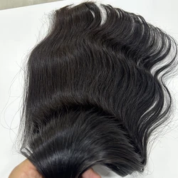 Cabelo Brasileiro Castanho 50 cm Liso (Leves Ondulações) - 100gr
