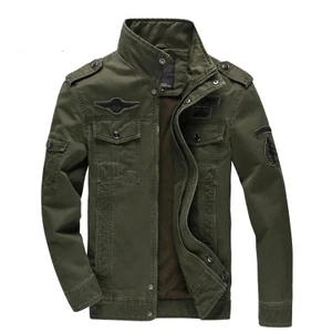 Jaqueta Militar Masculina Plus Size M-6XL - Algodão e Poliéster