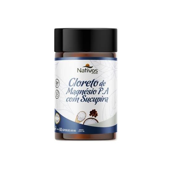 Cloreto de Magnésio P.A + Sucupira 60 caps - Nativos