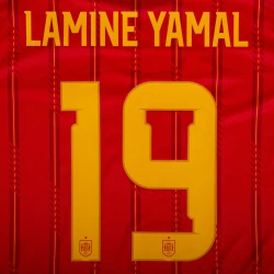 Camisa Seleção Espanha Home 2026/27 Lamine Yamal 19