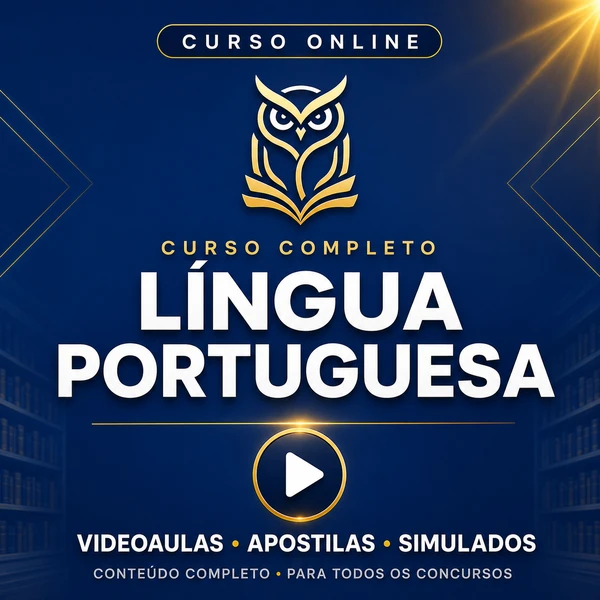 Curso Língua Portuguesa | Videoaulas + Apostilas + Simulados