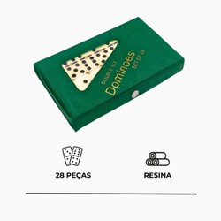 Dominó De Osso Profissional - 28 Peças