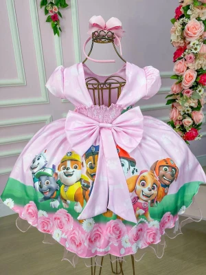 Vestido Temático - Patrulha Canina