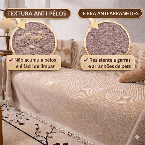 Capa para Sofá - CoverUp (Anti-Arranhões)