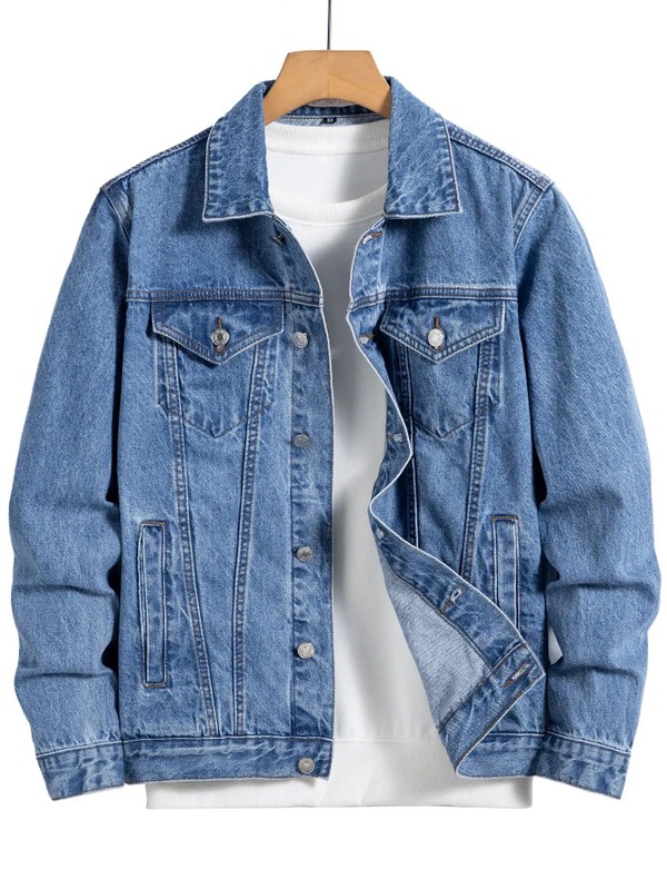 Jaqueta Jeans Masculina Marenzzo Urban Regular
