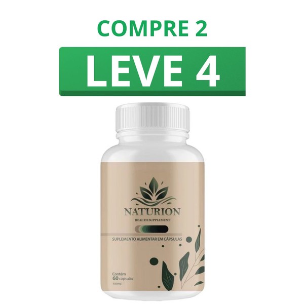 Naturion 60 Cápsulas + Frete Grátis