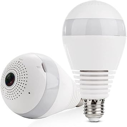 Câmera Lâmpada LED 360º WIFI Vr Cam Full View