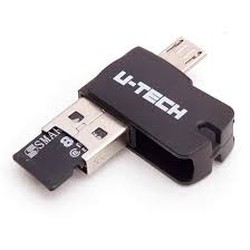 Pen Drive 3 em 1 Utech 32GB Preto - MFOTG32GB