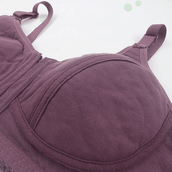 Kit 2 Sutiã de Renda e Algodão Plus Size - Soft Conforto