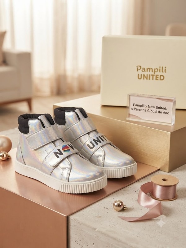 TENIS PAMPILI LUNA PRATA SINT 435205 