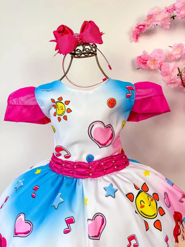 Vestido Temático Estampado - Maria Clara e JP 