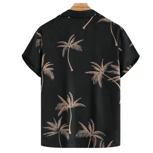 Camisa Vinser Palm Noir