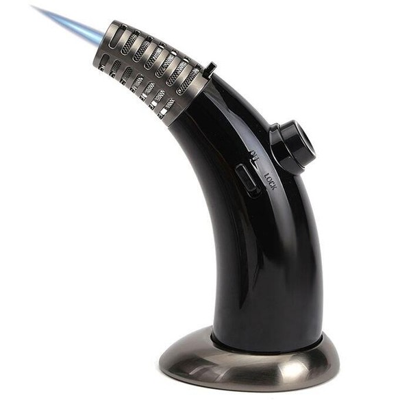 Isqueiro Maçarico KCF 180 - Preto (Maçarico e Chama Comum)