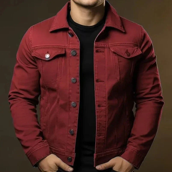 Jaqueta Jeans Masculina Slim Matezzo