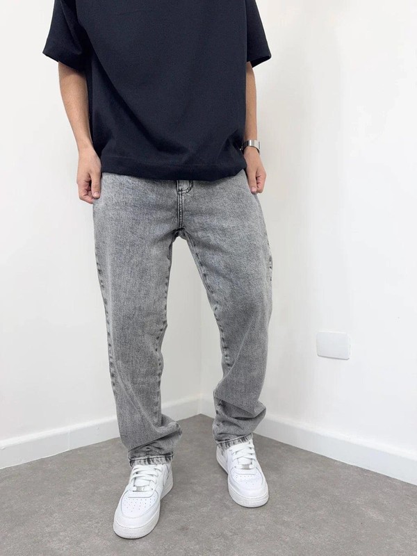 Calça Jeans Reta Vintage Brothers Estonada
