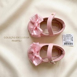 SAPATO PAMPILI NINA ROSA GLACE 379621 