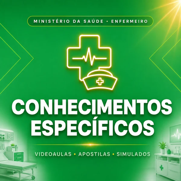 Curso Enfermeiro - Ministério da Saúde | Videoaulas + Apostilas + Simulados