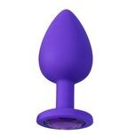 Plug Silicone com Pedra