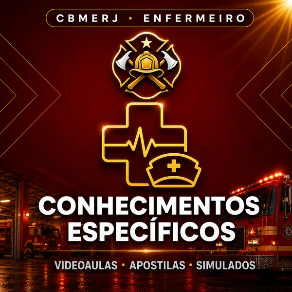 Curso Enfermeiro/PSS Bombeiros RJ | Videoaulas + Apostilas + Simulados
