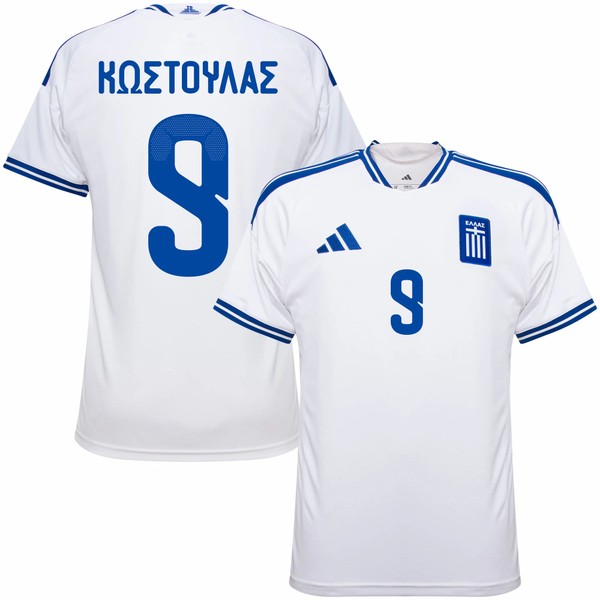 Camisa Seleção Grécia Home 2026/27 ΚΩΣΤΟΥΛΑΣ 9
