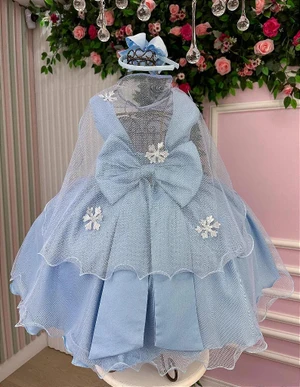 Vestido Temático Inspiração - Frozen