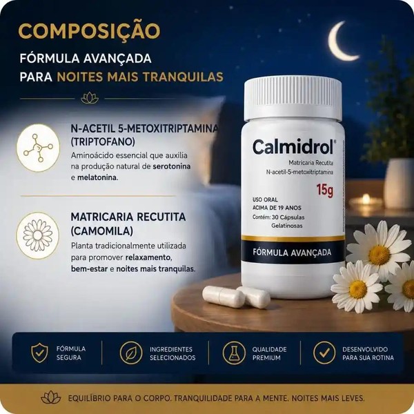 Calmidrol - Reconquiste a paz que a rotina agitada te tirou. - Kit com 2 frascos