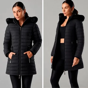 Casaco Feminimo Puffer Alongado Vynara