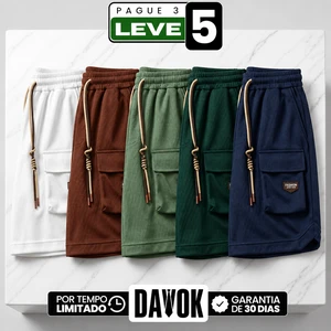 [Pague 3, Leve 5] Bermuda Draken Masculina em Malha Técnica Microperfurada, Ajuste de Tração e Bolsos Cargo Utilitários com Patch Tático Emborrachado