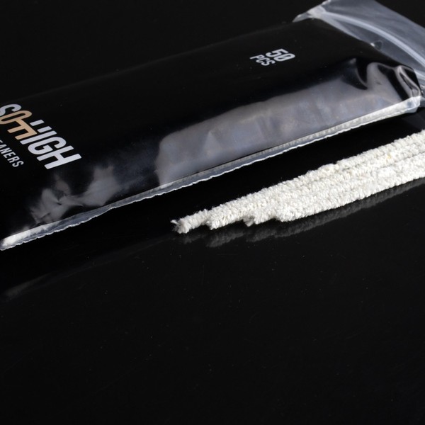 Limpador de Cachimbo de Algodão So-High Branco - Pacote com 50
