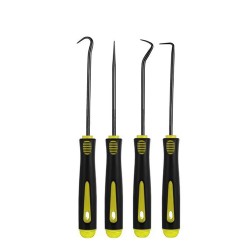 Conjunto de picareta e gancho de precisão, 10/4 peças, vedação de óleo de carro/o-ring, mini ganchos de precisão, removedor profissional de extrator