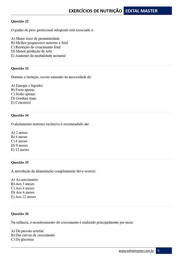 Nutricionista - 240 Questões Gabaritadas