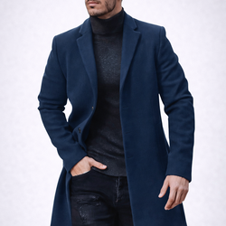 Sobretudo Masculino Longo Premium – Estilo Europeu