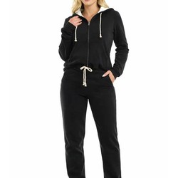 Conjunto Moletom Peluciado Basic Preto