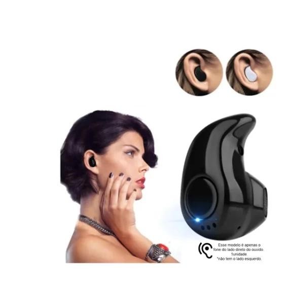 Mini Fone de Ouvido Bluetooth  sem Fio S530 - 1 unidade