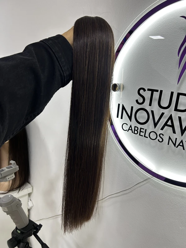 Cabelo Indiano Liso Selado 65cm (100g)
