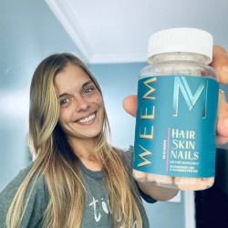 Weem Hair™ — Gomas Fortalecedoras — Cabelo, Unha e Pele