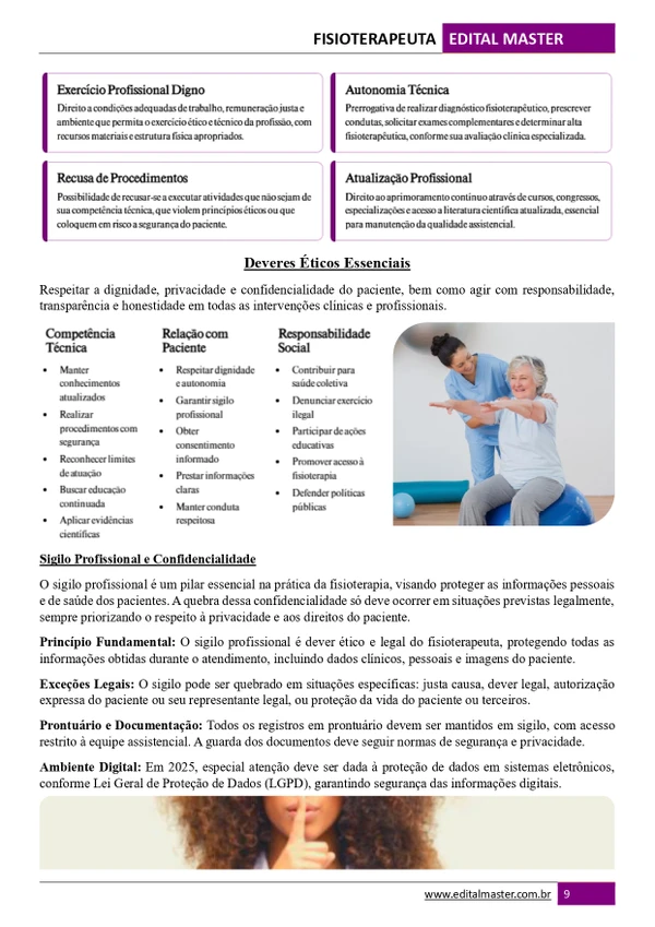 Fisioterapeuta - Ministério da Saúde