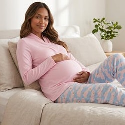 PIJAMA MANGA LONGA ADULTO GESTANTE 76195 PINGO LELE