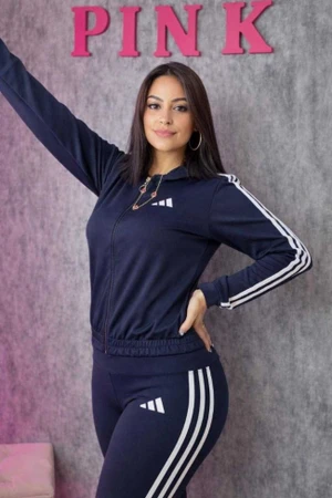 CONJUNTO ADIDAS MOLETINHO AZUL