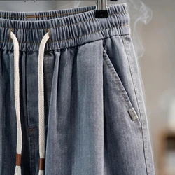 [Leve 4, Pague Só 2!] Bermuda Vulcan Masculina em Algodão Texturizado e Blend de Ajuste Relaxado com Padrão Espinha de Peixe e Cós Ajustável