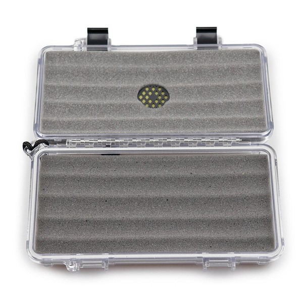 Umidor de Viagem Nerone para 5 Charutos - Transparente