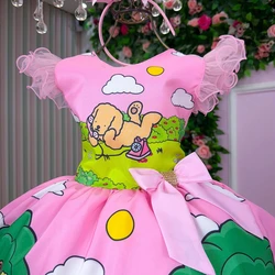Vestido Temático Luxo - Bobbie Goods - Rosa Bebê