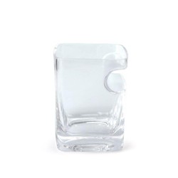 Copo de Vidro com Suporte para Charuto