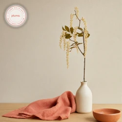 Folhagem Com Sementes E Galhos Creme Outono 55cm